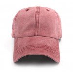 Glamorstar Classic Unisex Baseball Cap Adjustable Washed Dyed Cotton Ball Hat