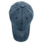 Glamorstar Classic Unisex Baseball Cap Adjustable Washed Dyed Cotton Ball Hat