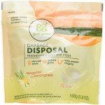 Grab Green Natural Garbage Disposal Cleaner and Freshener, Red Pear with Magnolia, 12 Pods (Pack of 4)