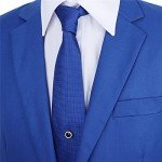 HAWSON Mens Tie Tack With Chain Round Crystal Wedding Business Accessories