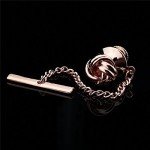 HAWSON Sailor Knot Tie Tack for Men Metal Tie Pin Silver and Gold Color