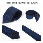 HBY 10 PCS Men's Tie Fashion Daily Formal Woven Jacquard Neckties Classic Ties