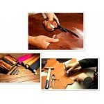 HRS Men's Genuine Leather RFID Blocking Vintage, Brown, Size 4.5(L) 3.7(H) inch