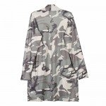 Haoricu Women Cardigan, Womens Open Front Floral Print Chiffon Loose Shawl Kimono Cover up Shirt