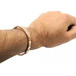 Healing Lama Hand Forged 100% Copper Bracelet. Made with Solid and High Gauge Pure Copper. Helps Reducing the Joint Pain and Stiffness, Joint Related Inflammation and Skin Allergies.