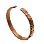 Healing Lama Hand Forged 100% Copper Bracelet. Made with Solid and High Gauge Pure Copper. Helps Reducing the Joint Pain and Stiffness, Joint Related Inflammation and Skin Allergies.