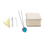 Heart Cremation Urn Necklace for Ashes Urn Jewelry Memorial Pendant with Fill Kit and Gift Box - Always on my mind forever in my heart