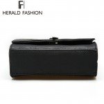 Herald Fashion Leaves Decorated Mini Flap Bag Suede PU Leather Small Women Shoulder Bag Chain Messenger Bag Autumn New Arrival