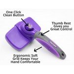 Hertzko Self Cleaning Slicker Brush