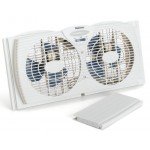 Holmes Dual Blade Twin Window Fan, White Holmes Dual Blade Twin Window Fan, White