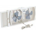 Holmes Dual Blade Twin Window Fan, White Holmes Dual Blade Twin Window Fan, White