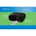 Holmes Small Room 3-Speed HEPA-Type Air Purifier with Optional Ionizer, Black