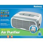 Holmes Small Room 3-Speed HEPA-Type Air Purifier with Optional Ionizer, Black