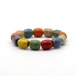 Hot Sale Heart Shaped vintage beads lady bracelet Bohemia Ceramic stone charm women Bangles fashion christmas gift free shipping Hot Sale Heart Shaped vintage beads lady bracelet Bohemia Ceramic stone charm women Bangles fashion christmas gift free shipping