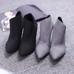 Hot Sale Pointed Toe High Heels Women Boots Basic Shoes Autumn And Winter Casual Fitted Female Single Fashion Outwear Shoe DT609