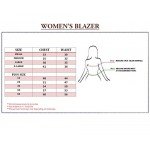 HyBrid & Company Women Double Notch Lapel Sharp Shoulder Pad Office Blazer