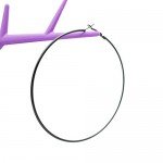 Hypoallergenic Extra Large Flattened Round Metal Hoop Earrings Hypoallergenic Extra Large Flattened Round Metal Hoop Earrings