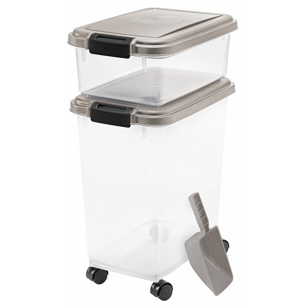 IRIS 3-Piece Airtight Pet Food Container Combo IRIS 3-Piece Airtight Pet Food Container Combo