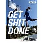 Inspirational Silicone Bracelets Rubber Band Wristbands. Custom Embossed With Motivational Saying "GET SHIT DONE". Perfect for Fitness, Basketball, CrossFit, Sports & Task