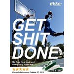 Inspirational Silicone Bracelets Rubber Band Wristbands. Custom Embossed With Motivational Saying "GET SHIT DONE". Perfect for Fitness, Basketball, CrossFit, Sports & Task