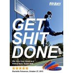 Inspirational Silicone Bracelets Rubber Band Wristbands. Custom Embossed With Motivational Saying "GET SHIT DONE". Perfect for Fitness, Basketball, CrossFit, Sports & Task