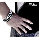 Inspirational Silicone Bracelets Rubber Band Wristbands. Custom Embossed With Motivational Saying "GET SHIT DONE". Perfect for Fitness, Basketball, CrossFit, Sports & Task