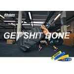 Inspirational Silicone Bracelets Rubber Band Wristbands. Custom Embossed With Motivational Saying "GET SHIT DONE". Perfect for Fitness, Basketball, CrossFit, Sports & Task
