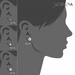 JADENOVA 925 Sterling Silver Round Ball Stud Earrings for Women Men, 3mm-8mm (6 Pairs/Set Assorted Sizes)