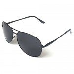 J+S Premium Military Style Classic Aviator Sunglasses, Polarized, 100% UV protection