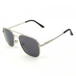J+S Premium Military Style Classic Aviator Sunglasses, Polarized, 100% UV protection