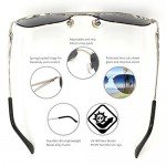 J+S Premium Military Style Classic Aviator Sunglasses, Polarized, 100% UV protection