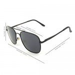 J+S Premium Military Style Classic Aviator Sunglasses, Polarized, 100% UV protection