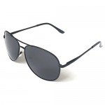 J+S Premium Military Style Classic Aviator Sunglasses, Polarized, 100% UV protection