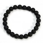 JUSNOVA 5-12 Pcs Leather Bracelet for Men Women Wooden Beaded Bracelets Cuff Adjustable