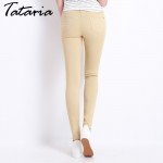 Jeans Female Denim Pants Candy Color Womens Jeans Donna Stretch Bottoms Feminino Skinny Pants For Women Trousers 2018 Tataria