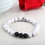 JoyJon Chakra Bracelet Lava Rock Stone Essential Oil Diffuser Natural Amazonite Gemstone Beads Men Women Bracelets Mother’s Day Gift