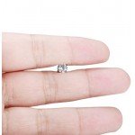 Jstyle 2 Pairs Stainless Steel Magnetic Stud Earrings for Men Women Non-piercing CZ Hypoallergenic 4-10mm
