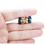 Jstyle 3-4 Pairs Stainless Steel Mens Womens Clip On Earrings Hoop Huggie Non-Piercing
