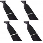 Jstyle 8 Pcs Tie Clips Set for Men Tie Bar Clip Set for Regular Ties Necktie Wedding Business Clips with Box