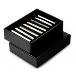 Jstyle 8 Pcs Tie Clips Set for Men Tie Bar Clip Set for Regular Ties Necktie Wedding Business Clips with Box