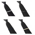 Jstyle 8 Pcs Tie Clips Set for Men Tie Bar Clip Set for Regular Ties Necktie Wedding Business Clips with Box