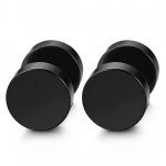 Jstyle Jewelry 3-6 Pairs Stainless Steel Mens Womens Stud Earrings Ear Plugs Tunnel
