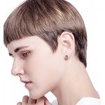 Jstyle Jewelry 3-6 Pairs Stainless Steel Mens Womens Stud Earrings Ear Plugs Tunnel