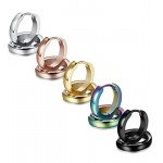 Jstyle Stainless Steel Mens Womens Hoop Earrings Huggie Ear Piercings