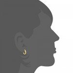 Jstyle Stainless Steel Mens Womens Hoop Earrings Huggie Ear Piercings