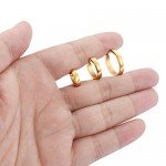 Jstyle Stainless Steel Mens Womens Hoop Earrings Huggie Ear Piercings