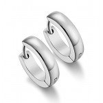 Jstyle Stainless Steel Mens Womens Hoop Earrings Huggie Ear Piercings