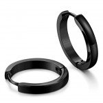 Jstyle Stainless Steel Mens Womens Hoop Earrings Huggie Ear Piercings