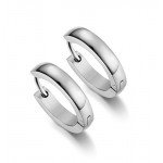 Jstyle Stainless Steel Mens Womens Hoop Earrings Huggie Ear Piercings