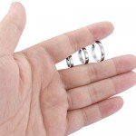 Jstyle Stainless Steel Mens Womens Hoop Earrings Huggie Ear Piercings